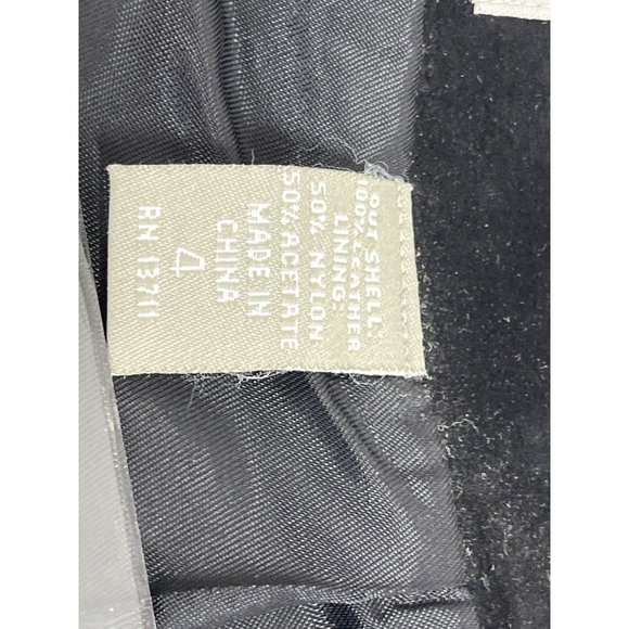 Kate Hill Black suede column skirt size 4 69d - Picture 12 of 14